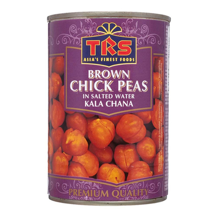 TRS Canned Boiled Kala Chana Нут коричневый консервированный 400г