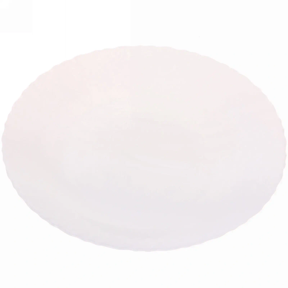 Тарелка «White magic» 26см стеклокерамика Волна