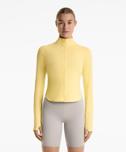 Oysho Высокотехнологичная куртка из прохладной на ощупь ткани, желтый