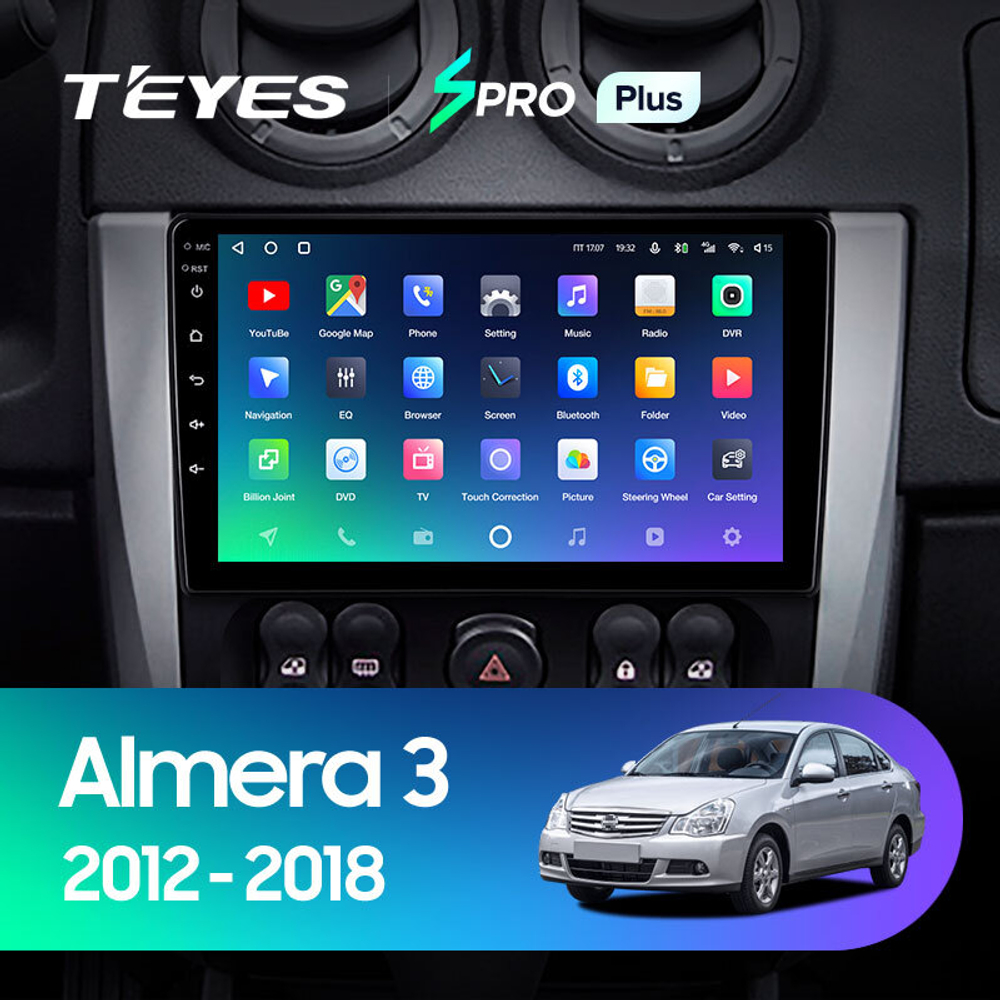 Teyes SPRO Plus 9" для Nissan Almera  2012-2018