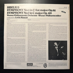 Сибелиус - Симфония №5 ми-бемоль мажор, Симфония №7 до мажор (Англия 1978г.)