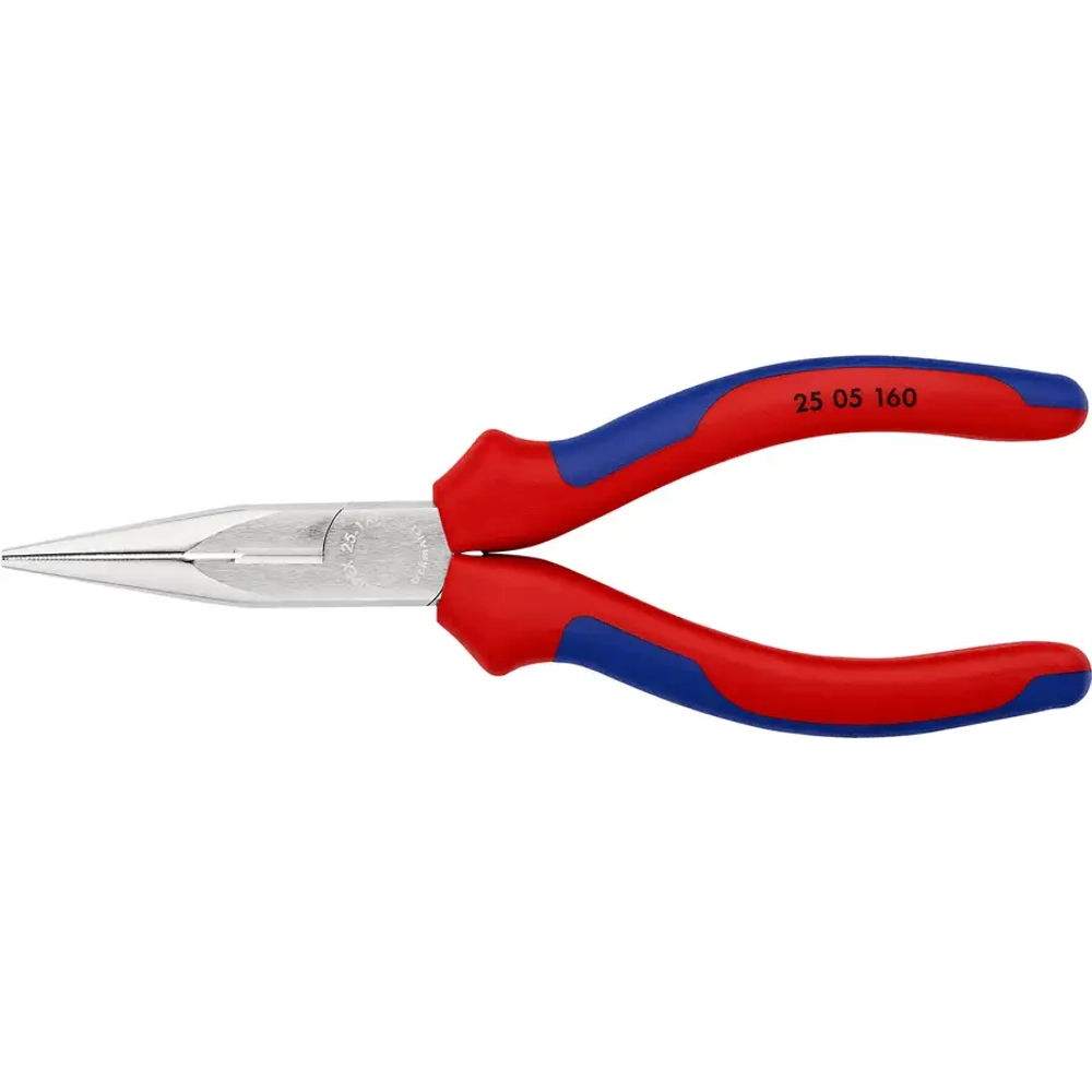 Длинногубцы хромированные 160 мм Knipex 25 05 160 SB