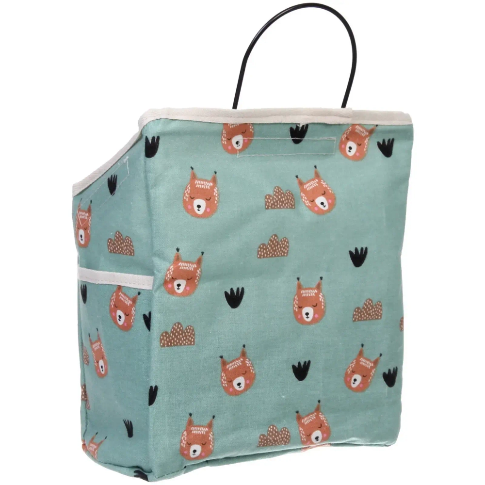 Карман настенный подвесной «ФРАТТИ БУМ», принт белочка, 33*23*11см (лейбл Селфи)