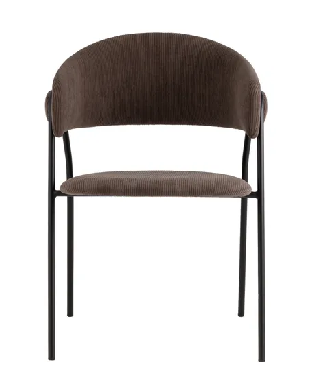 Стул Loop коричневый вельвет