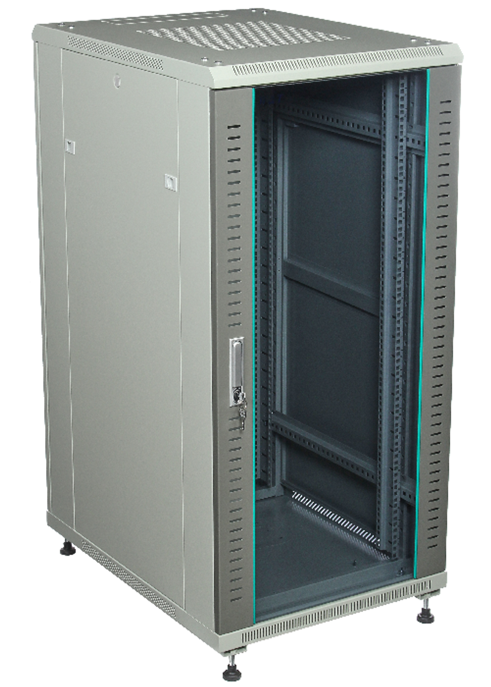 Шкаф напольный 19", 25U W&T B256080GWTWOF