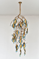 люстра Peacock Tail Copper