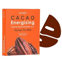 Маска гидрогелевая разглаживающая для лица с экстрактом какао Petitfee Cacao Energizing Hydrogel Face Mask 3шт