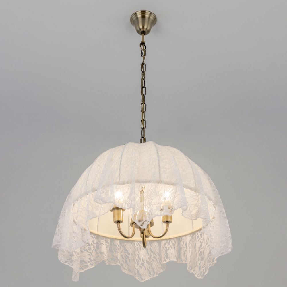 Citilux Базель CL407134 Люстра подвесная с абажуром Кружево