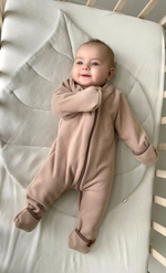 Комбинезон из флиса "Cute" (теплый беж)