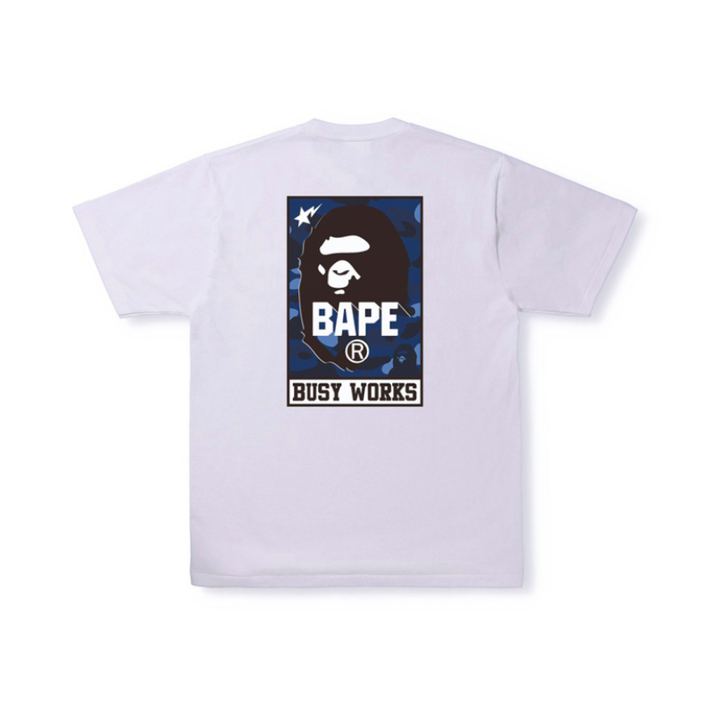 A Bathing Ape Honeycomb Camo A Bathing Ape Busy Works Tee
