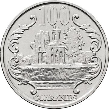 100 гуарани 2007 Парагвай