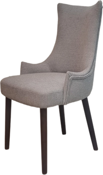 Стул Shape / silver /темно-коричневый орех