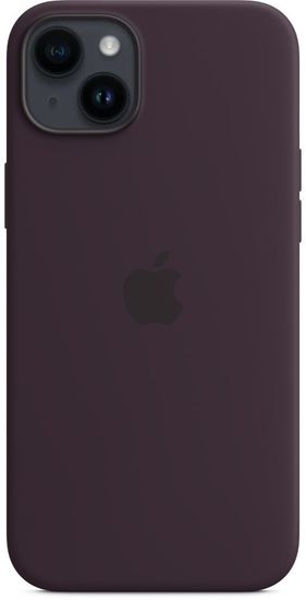 Чехол Apple MagSafe для iPhone 14 Plus, силикон, сливовый