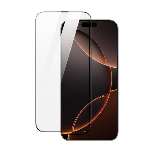 Защитное стекло серии Roga Series 2.5D от Dux Ducis с комплектом для автоматического выравнивания и от пыли для iPhone 16 Pro