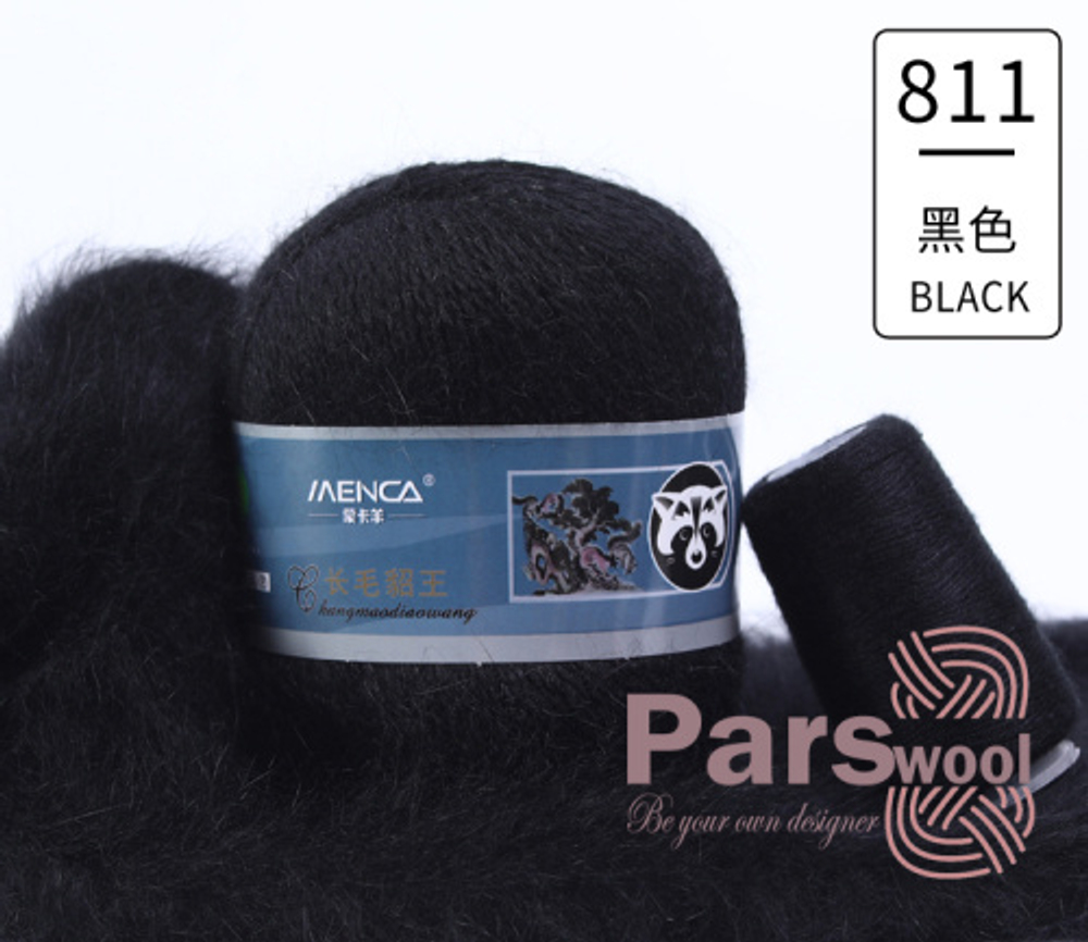 Пряжа Mink Wool (пух норки с синей этикеткой), 50г, 350м, 90%пух норки,10%полиамид (цена за 1 шт)