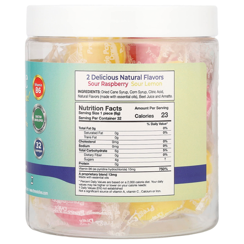 Preggie, Drops Plus !, кислая малина, кислый лимон`` 32 пастилки