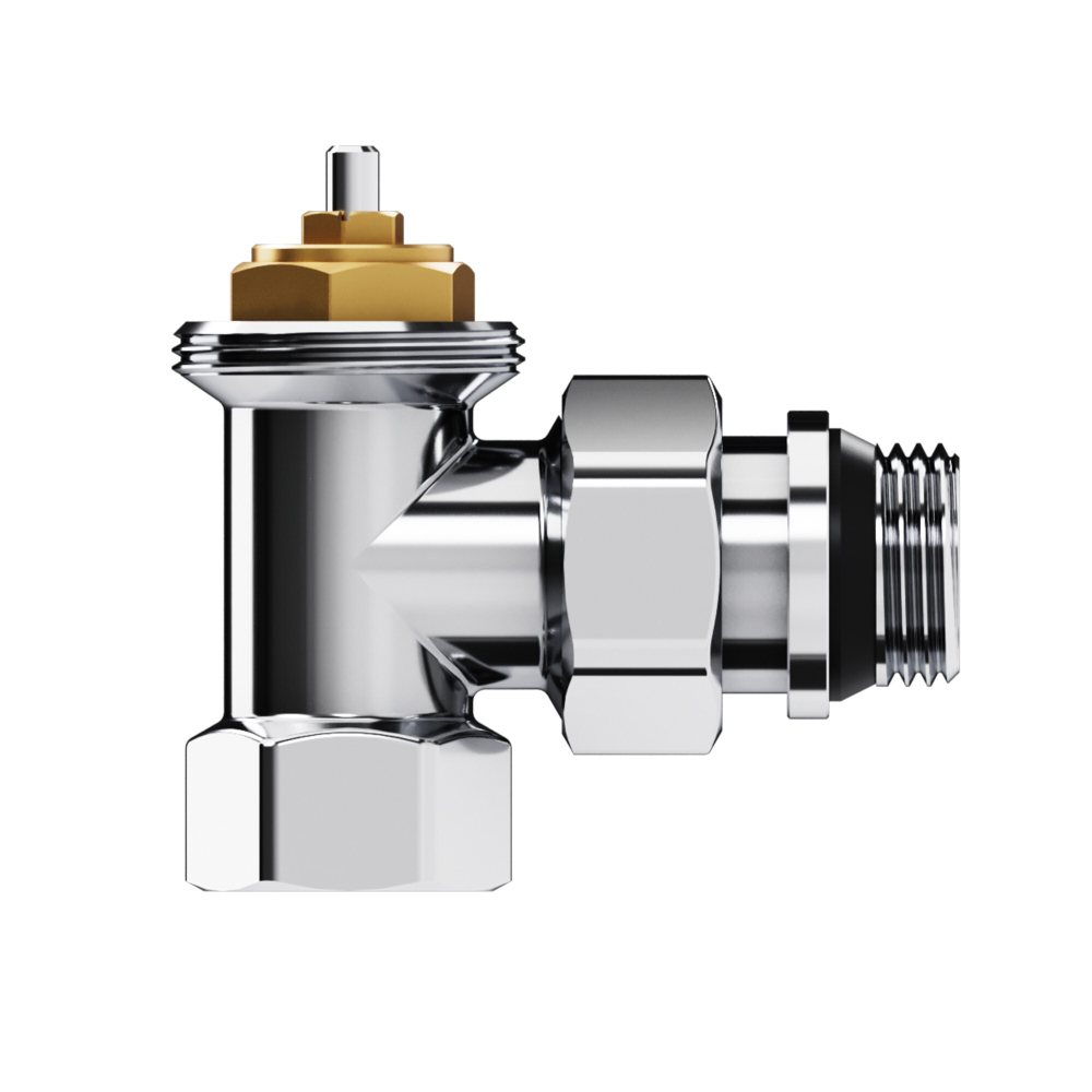 Набор термостатический угловой Royal Thermo Design 1/2quot;М30х1,5 (Хром)