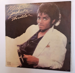 Винтажная виниловая пластинка LP Michael Jackson Thriller (Болгария 1988)