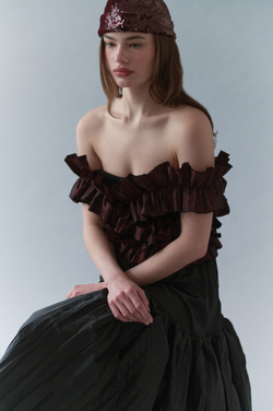 Шапка Бини из пайеток