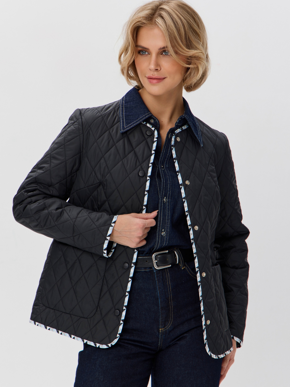 Куртка-жакет стеганая шанель на кнопках