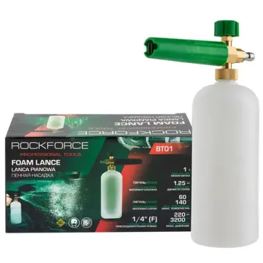 Пенная насадка для мойки высокого давления RockFORCE RF-BT01