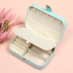 Шкатулка для украшений «ПАЛУМНА», цвет небесный, 16*11*5см см