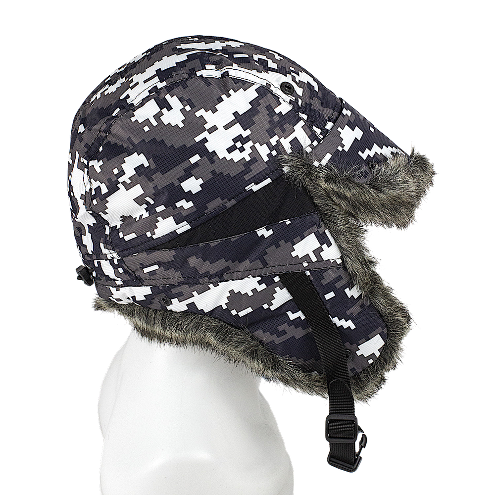 Шапка-ушанка Extreal Норд с Клином Мех барсук КМФ Цифра -