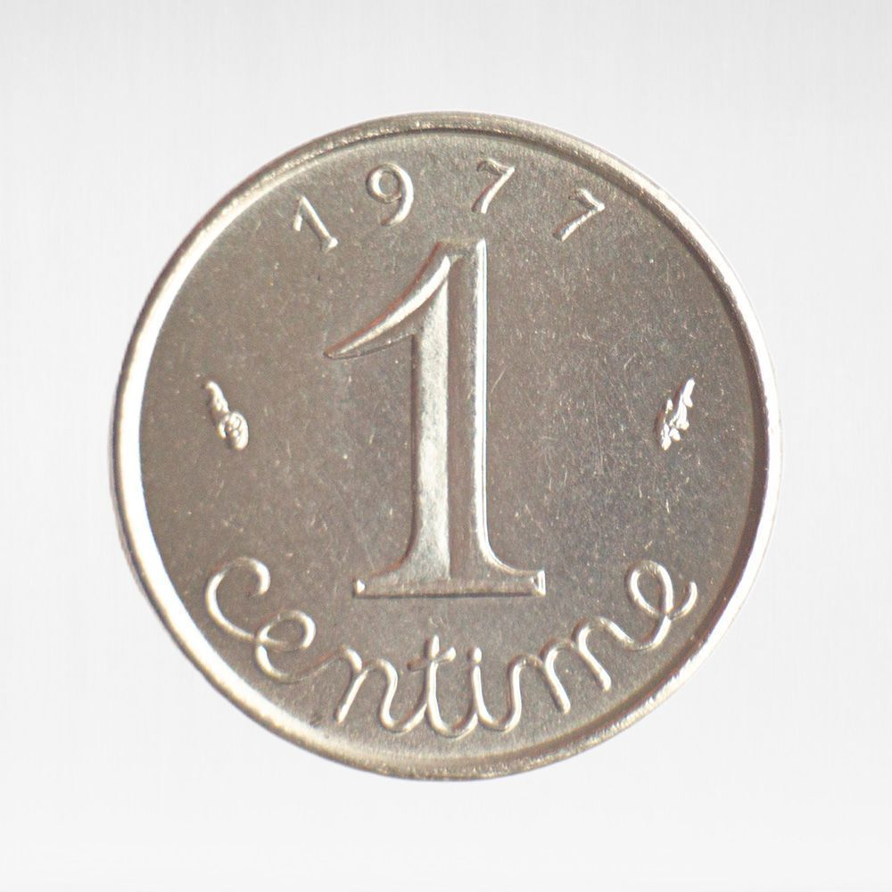 France, 1 Centime 1977 - 5th Republic, XF