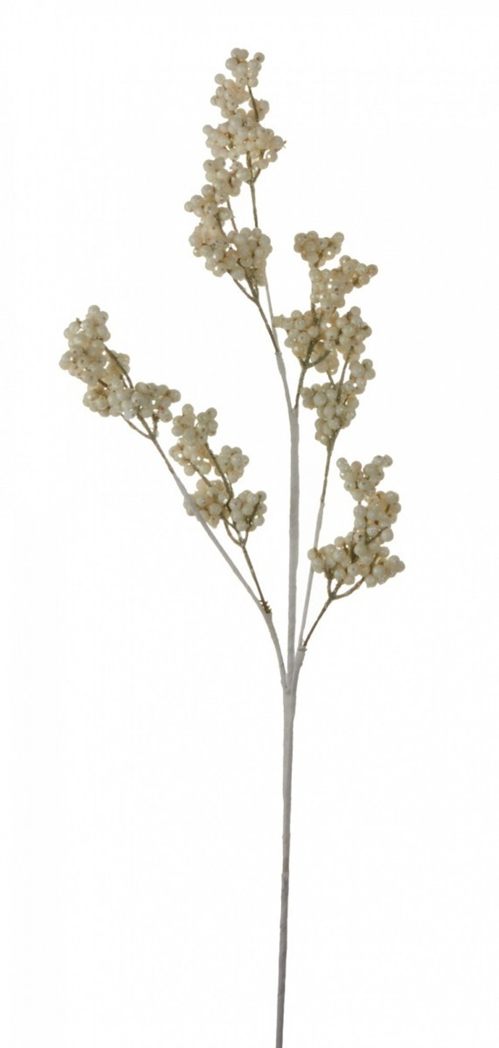 Веточка с ягодами 80см House of Seasons белая