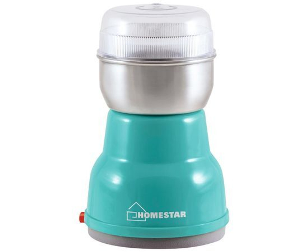 Кофемолка HomeStar HS-2001, 160Вт, 50г, бирюзовая