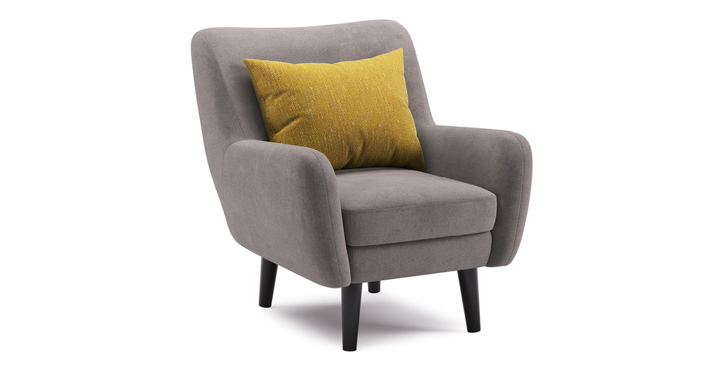 Кресло Дакота Серое