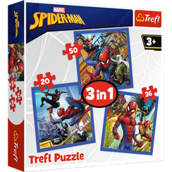 Puzzle "3in1" - Spider force / Disney Marvel Spiderman