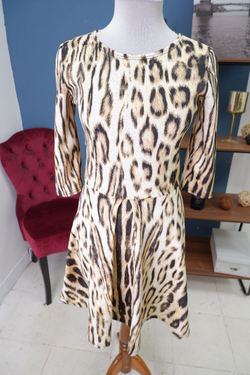 Платье с принтом 44 размер