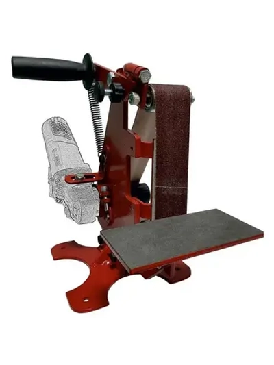 Гриндер шлифовальный станок ленточный/Ленточный Гриндер для УШМ 3-х роликовый СГ-02