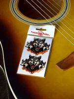 Стикеры - трехглавый волк Цербер