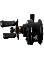 Катушка инерционная (зимняя) Black Side ICE ZEAL (4+1 подш.), черная для зимней рыбалки под удочку и спиннинг на судака, окуня и другую рыбу