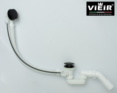 Пластиковая обвязка (полуавтомат) для ванны (ЧЕРНЫЙ)  ViEiR  (10/1шт)
