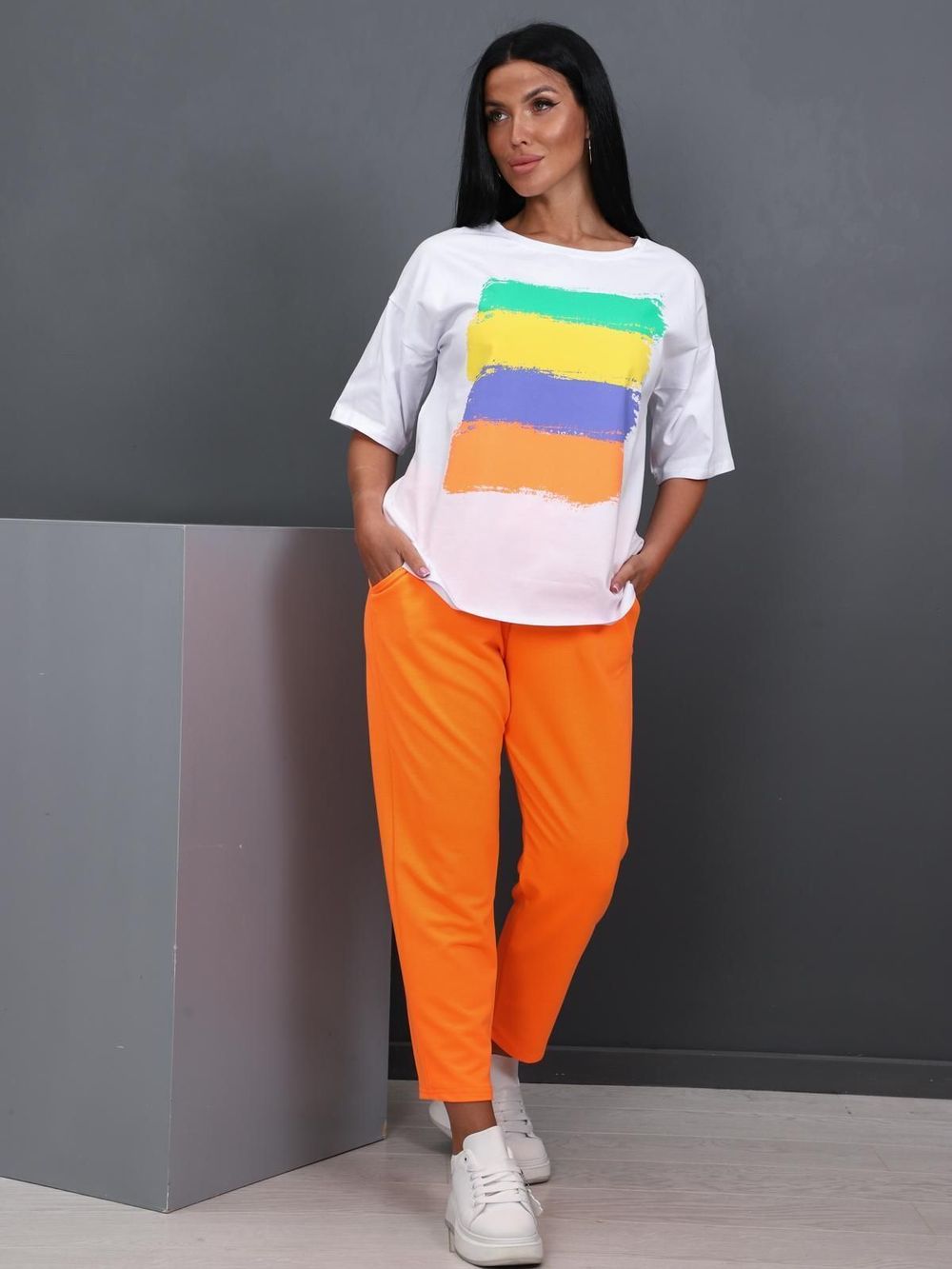 Поп-арт - костюм оранжевый Iv-capriz (Акция)