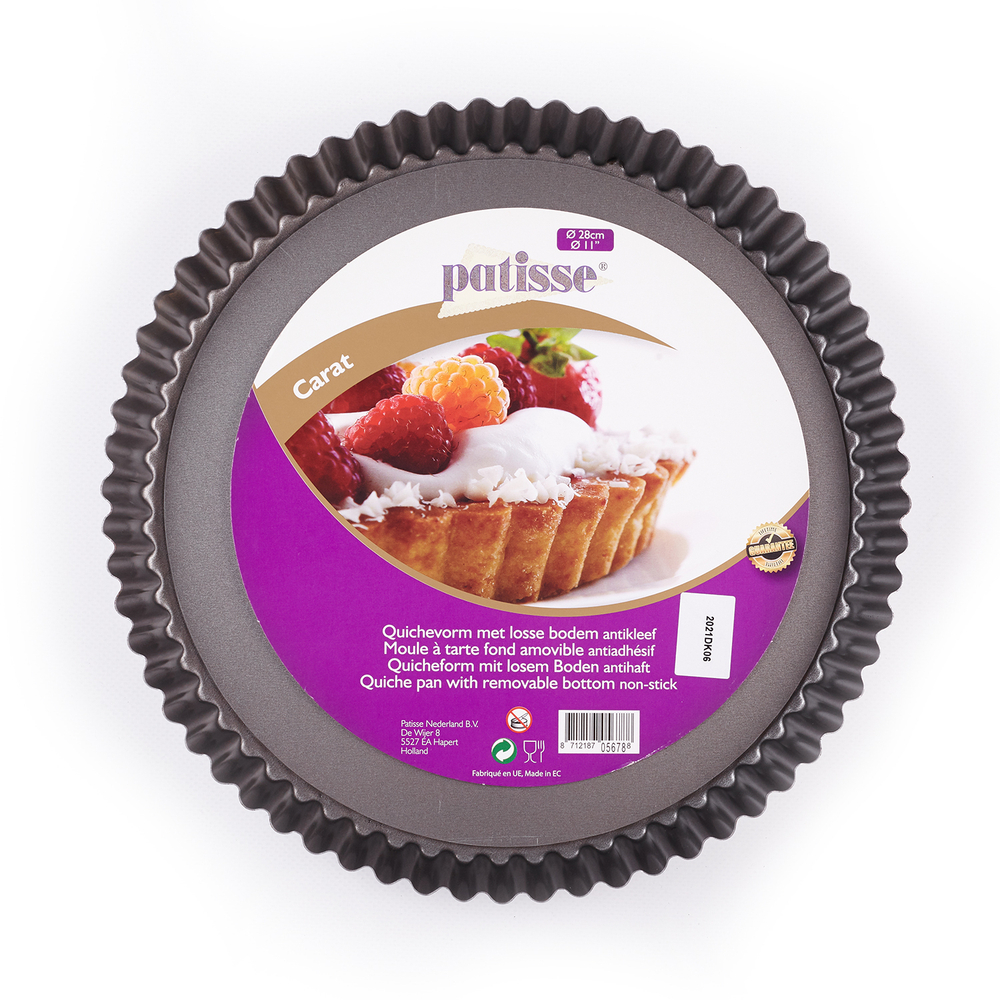 Форма для выпечки круглая со съемным дном Patisse Carat 28х3.5 см