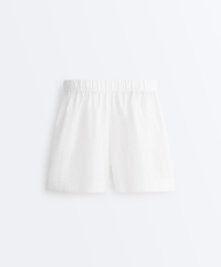 Oysho Шорты из 100% льна, белый