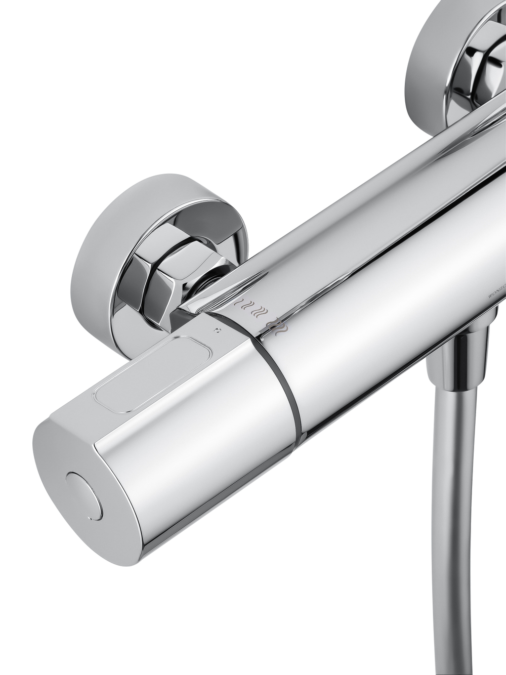 Смеситель для душа с термостатом WONZON & WOGHAND INN 6, Хром (WW-B2029-A-CR)