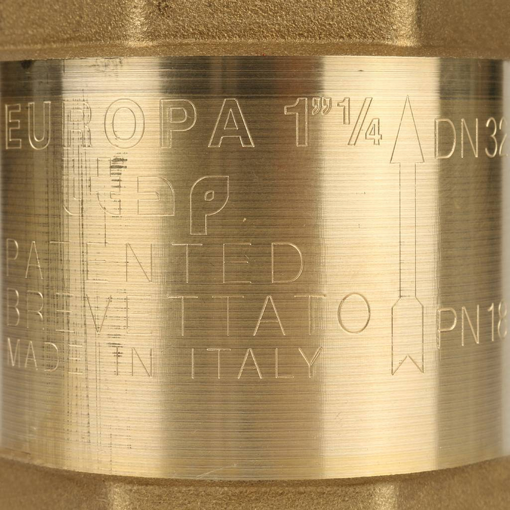 Обратный клапан пружинный ITAP Europa 1 1/4" с металлическим седлом
