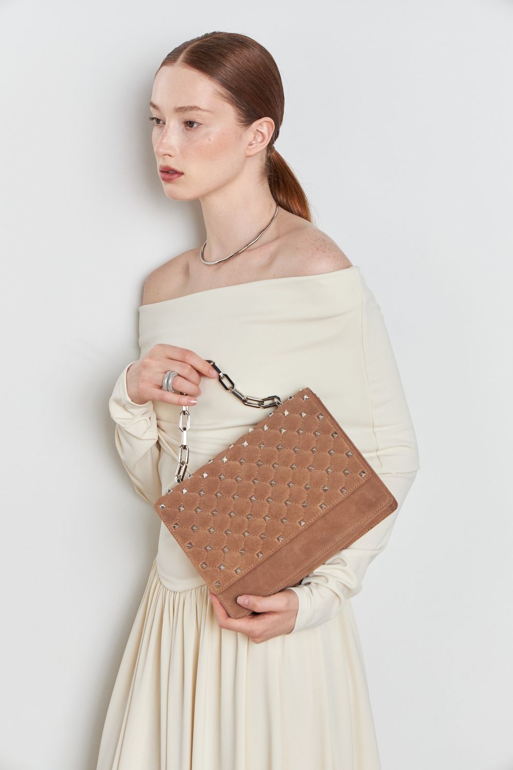 BAD GIRL LARGE BAG CARAMEL