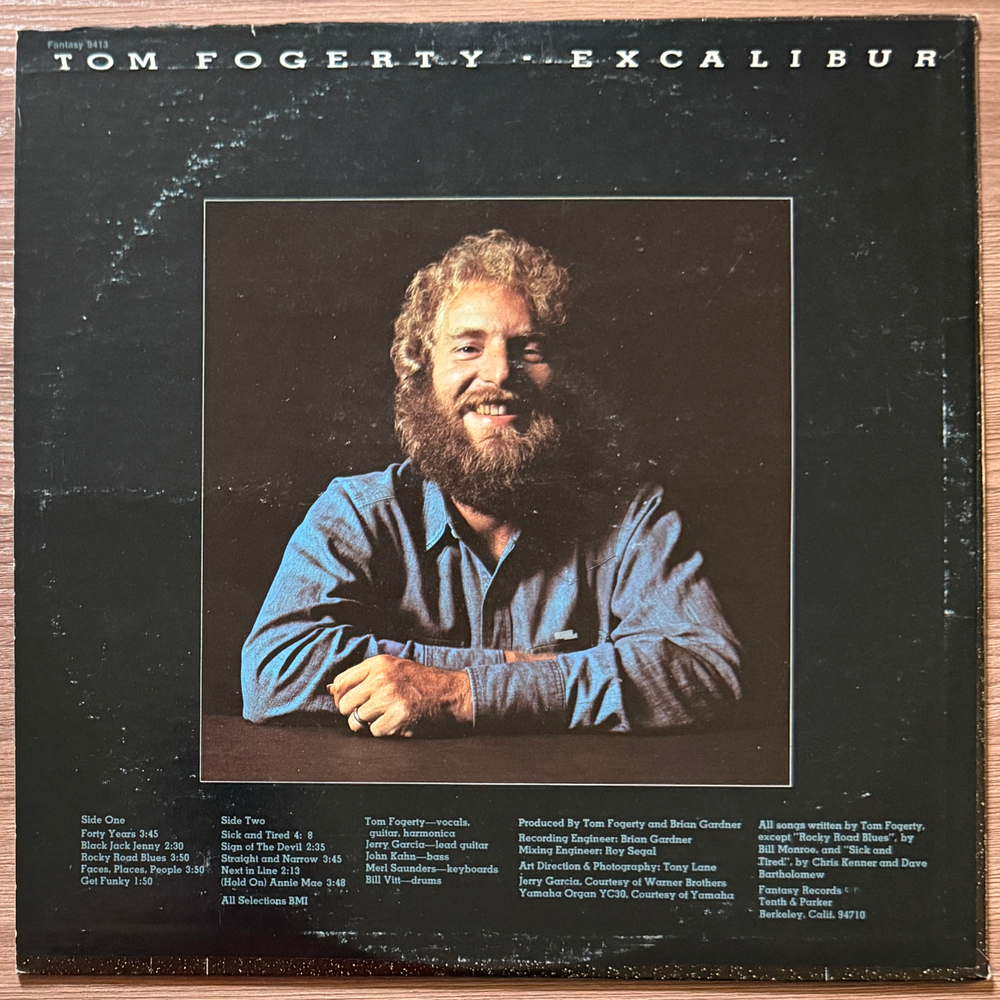 Tom Fogerty ‎– Excalibur (США 1972г.) Т