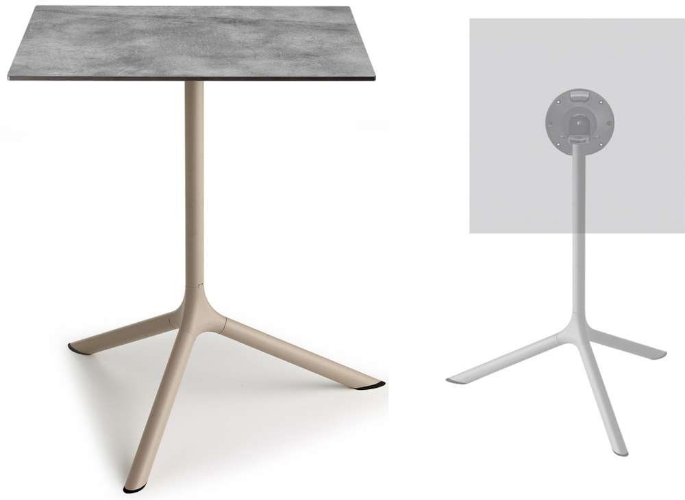 Стол ламинированный обеденный складной Tripe Maxi Folding