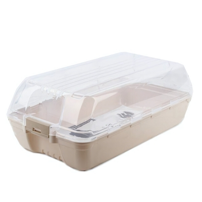 Контейнер для хранения обуви молочный