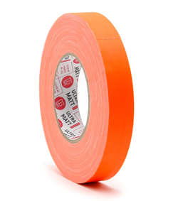 Клейкая лента Gaffer Tape@ultraMATT - Гаффа тейп 25мм/50м - Оранжевый (Светится в ультрафиолете)