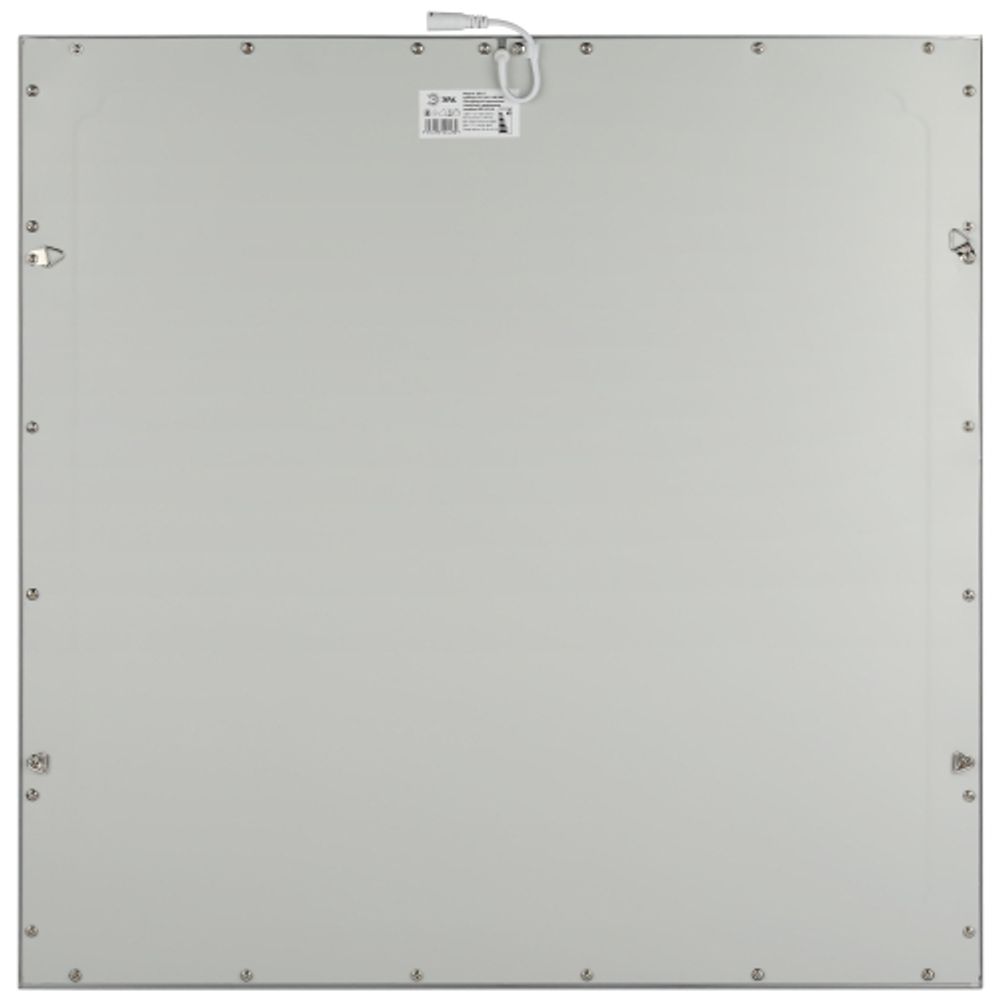 Светодиодная панель ЭРА SPL-510-S-65K-040 40Вт 6500К 595х595х8 серебро без драйвера с ушками ультратонкая | Панели с внешним драйвером