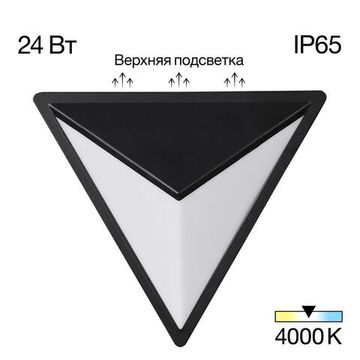 CLU0804BK DOMUS Черный Св-к Настенный