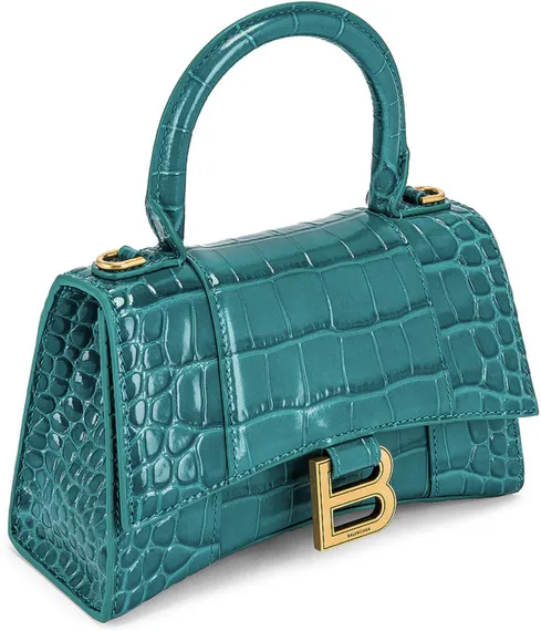 Сумка BALENCIAGA с крокодиловым тиснением